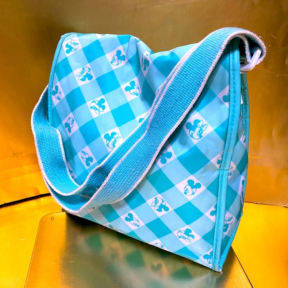 DISNEY BABIES VTG 90’s MICKEY & MINNIE CUTE AS A BUTTON INSULATED BOTTLE TOTE - Picture 3 of 12